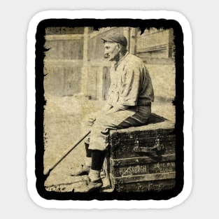 Honus Wagner at Spring Sticker